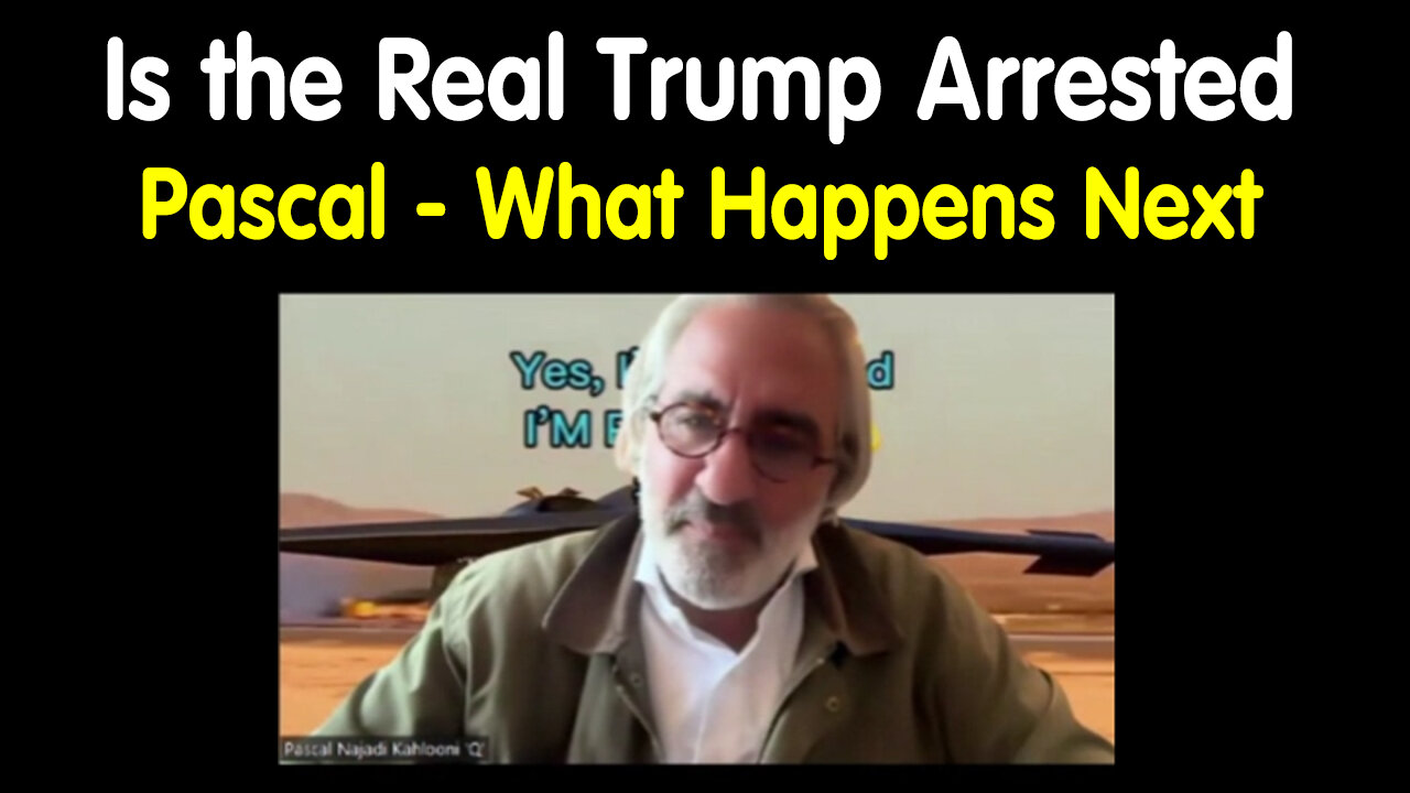 Pascal Najadi Bombshell "Is the Real Trump Arrested"