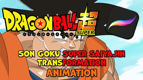 Son Goku Super Saiyajin Transformation Animation - Maximilian Bieber