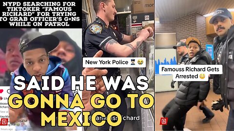 Cop-Taunting Tik Toker 'Famous Richard' Caught by Port Authority Police for Attempted Robbery