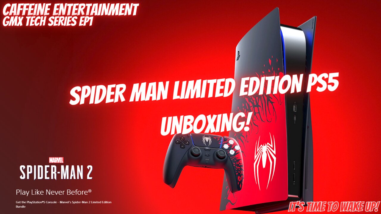 Unboxing the Spider Man Limited Edition PS5 Console