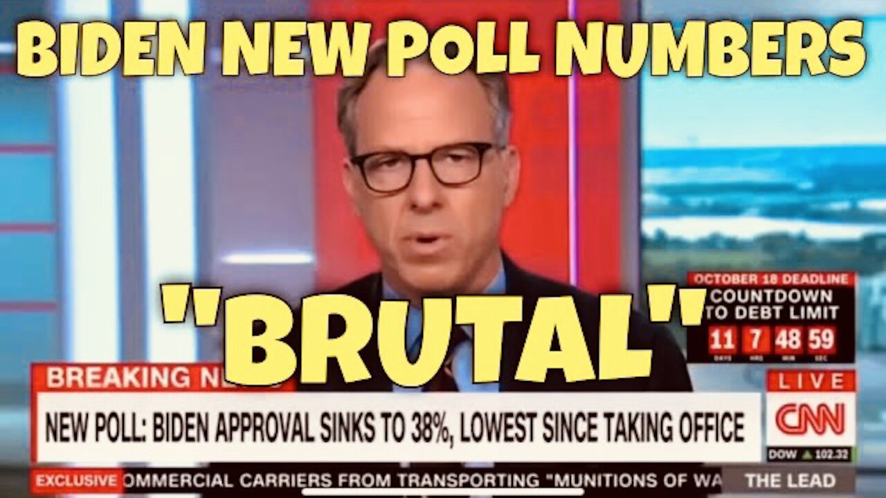 BIDEN’s POLLS are CRASHING! CNN calls them BRUTAL!