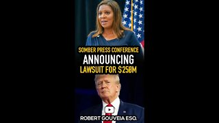 Somber Press Conference: LAWSUIT for $250M #shorts