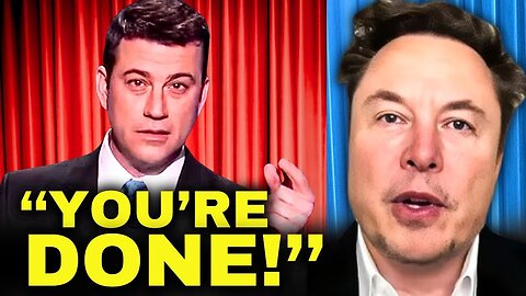 Elon Musk Just WARNED Jimmy Kimmel & Jimmy Throws TANTRUM FIT!