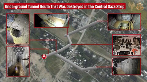 IDF: A Multi-Story Underground Tunnel Route Approximately 3 Kilometers