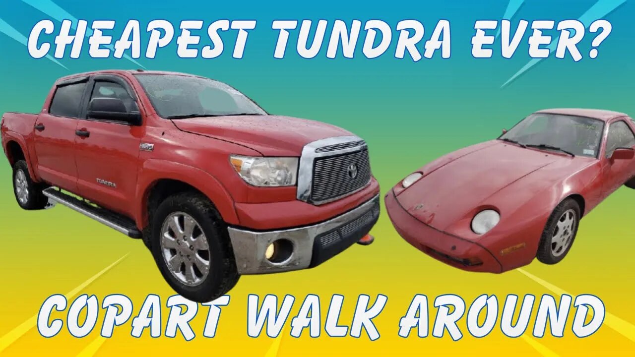 Copart Walk Around, Cheap Tundra, Ferrari 488, Ferrari 458, S Class and More