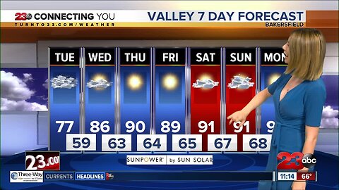 Major warming trend this week