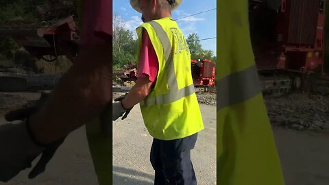 Heavy Equipment Crossing The Street #heavyequipment