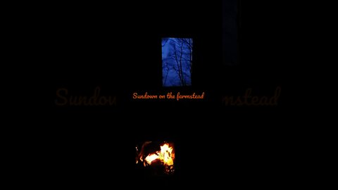 New years day, sundown