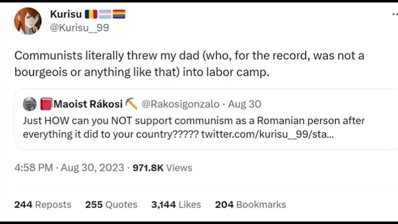 Twitter Bewildered Romanian Does Not Support Communism