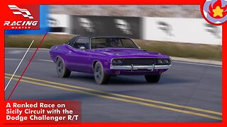 A Ranked Race on Sicily Circuit with the Dodge Challenger R/T | Racing Master