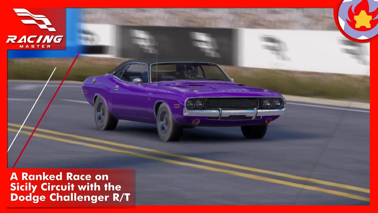 A Ranked Race on Sicily Circuit with the Dodge Challenger R/T | Racing Master