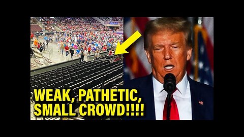 Trump COMPLETELY BOMBS Latest Speech Before TINY Crowd