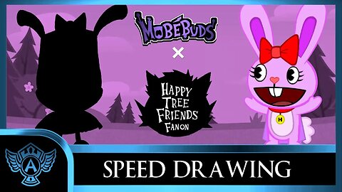Speed Drawing: Happy Tree Friends Fanon - Heart Bunny | Mobebuds Style
