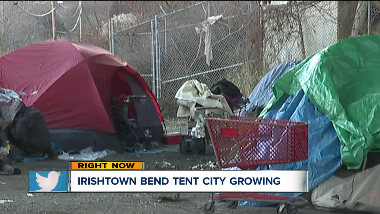 Homeless tent city in Cleveland raises concerns as leaders search for solutions