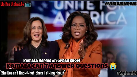 Kamala Harris On Oprah Show... #VishusTv 📺