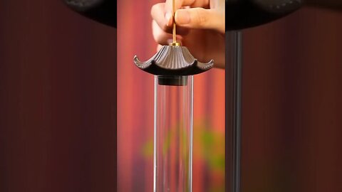 Discover tranquility with the Purple Sand Backward Incense Burner
