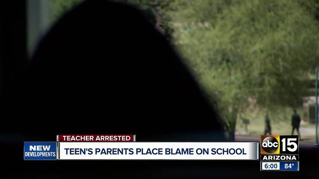Parents of Goodyear teen sexually violated blame the school