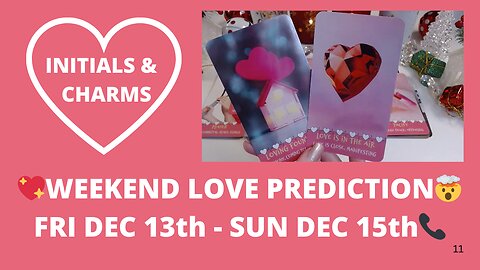 💘LOVE IS IN THE AIR😲I CAN'T WAIT TO HOLD YOU IN MY ARMS🙌💖☺️ WEEKEND LOVE TAROT💌💖DEC 13th - DEC 15th