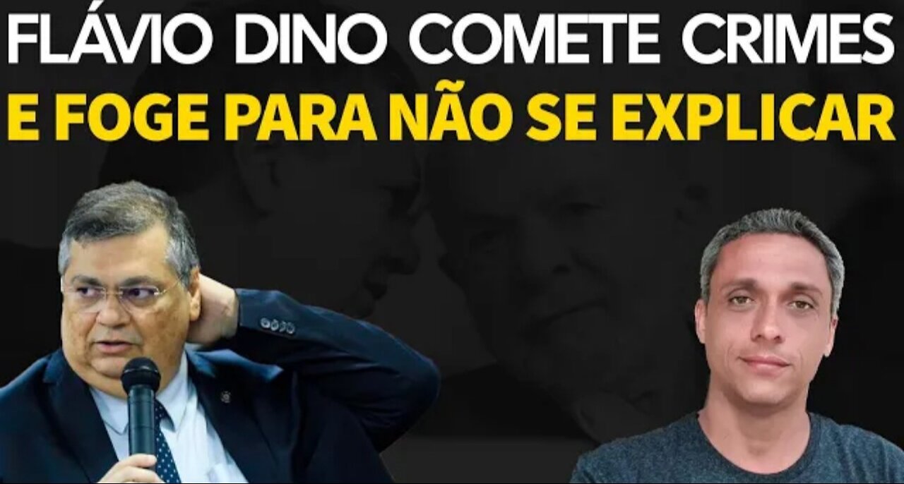 In Brazil, communist Flavio Dino commits a crime twice and refuses to explain the increase in crime.