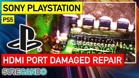 PS5 Damaged HDMI Port Repair Tear-down Disassembly Damaged Not Working PlayStation Sony