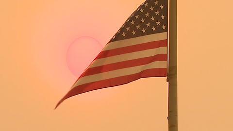 Battling flames and fierce winds in Southern California