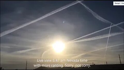 🕛Time Lapse of Geoengineering Operations Over Las Vegas, Nevada! June 7 2023.