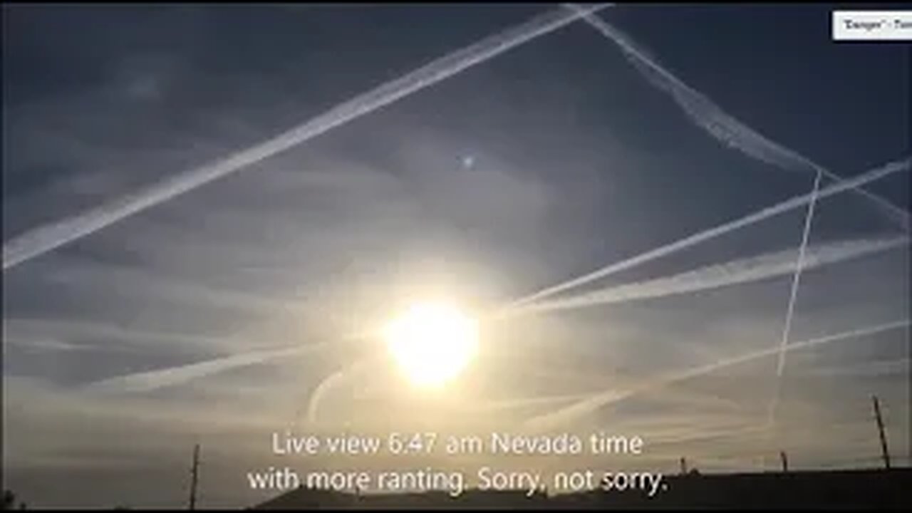 🕛Time Lapse of Geoengineering Operations Over Las Vegas, Nevada! June 7 2023.