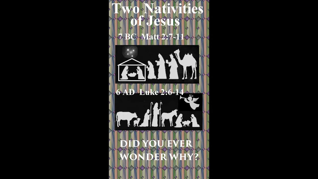 Two Nativities of Jesus #shorts