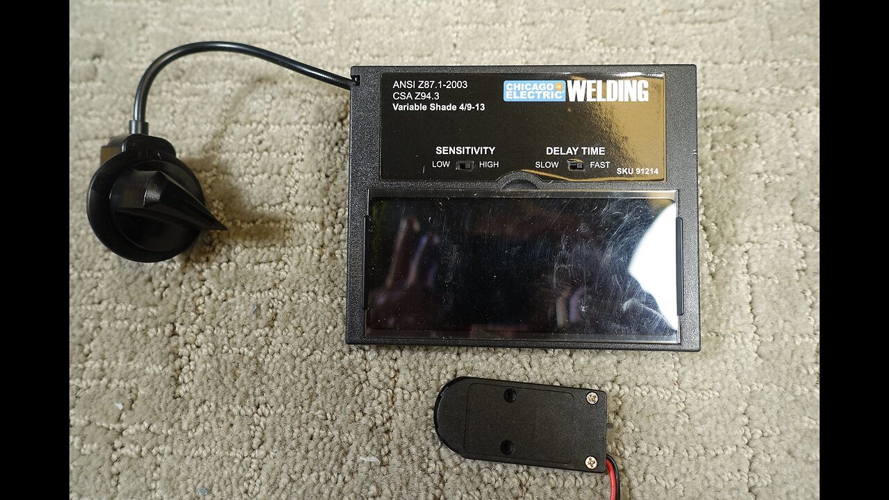 Replacing the Batteries on a Harbor Freight Welding Helmet