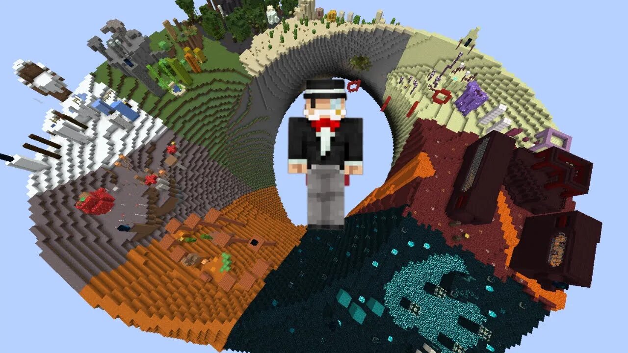 Minecraft Parkour Illusion