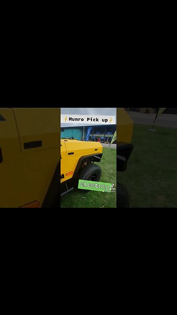 The NEW Munro pick up! 🏴󠁧󠁢󠁳󠁣󠁴󠁿⚡️🔋 #munro #truck #pickup #electrictruck #electricpickup