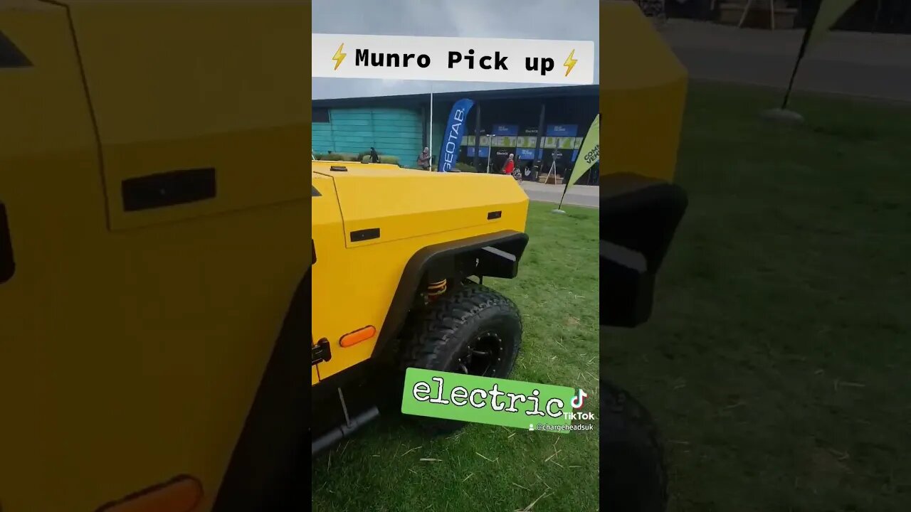 The NEW Munro pick up! 🏴⚡️🔋 #munro #truck #pickup #electrictruck #electricpickup
