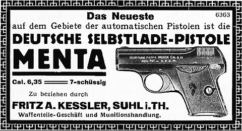 The Menz Menta 6.35mm Pistol