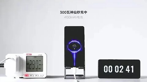 The race is in full swing: Redmi showed the 300W smartphone charging technology.