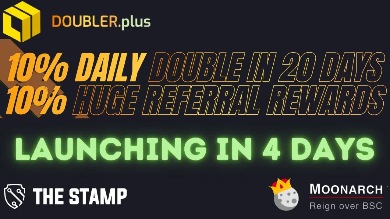 Doubler Plus Review | Double In 20 Days Stamp Audit & Listed On Moonarch 🚀