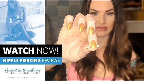 Amber T : Pinch & Fold Double Opal nipple bar and Calypso nipple bar [PREVIEW]