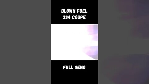 334 Blown Fuel Coupe Drag Racing at Night! #shorts