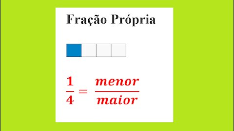 MATEMÁTICA – AULA 35 – FRAÇÃO PRÓPRIA