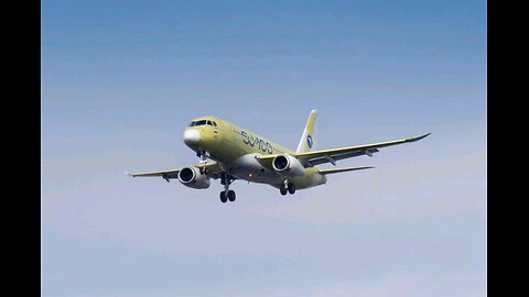 The new Superjet-100 New (or SJ-100 New) visited Tolmachevo for the first time