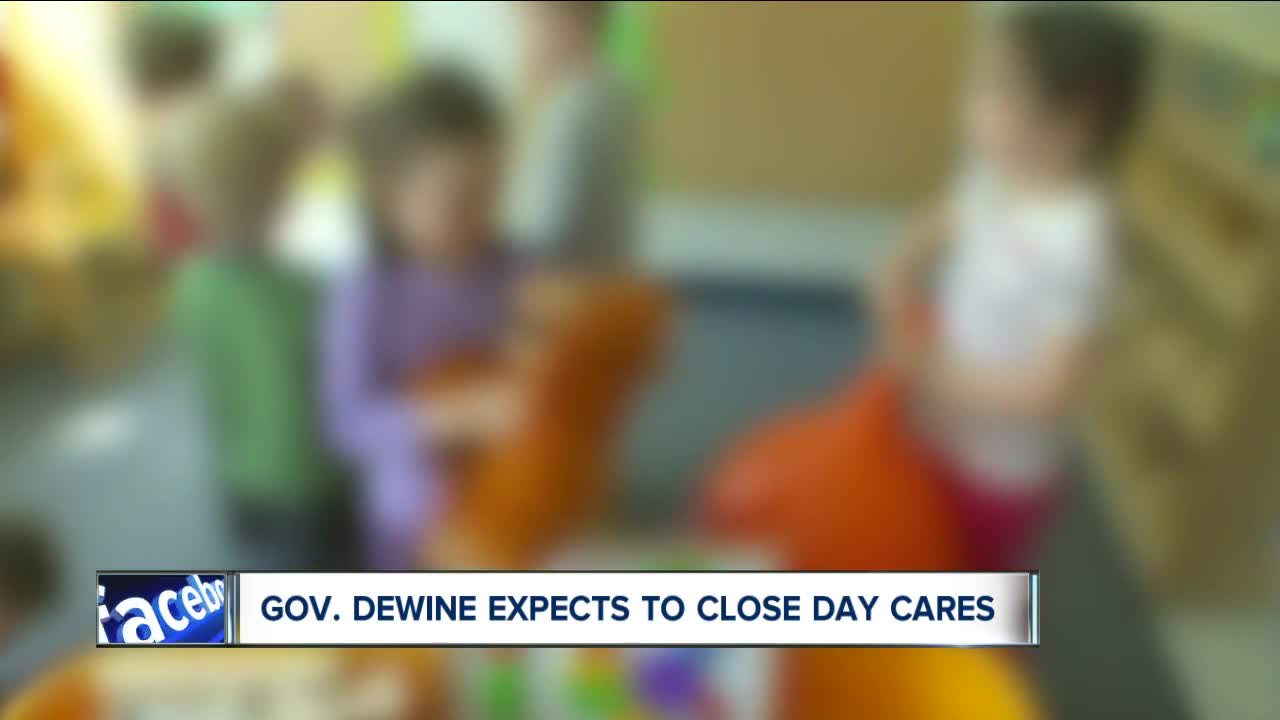 Gov. DeWine says an order to close day care centers will happen soon