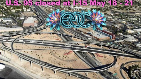 U.S. 95 to shut down at I-15 during EDC weekend