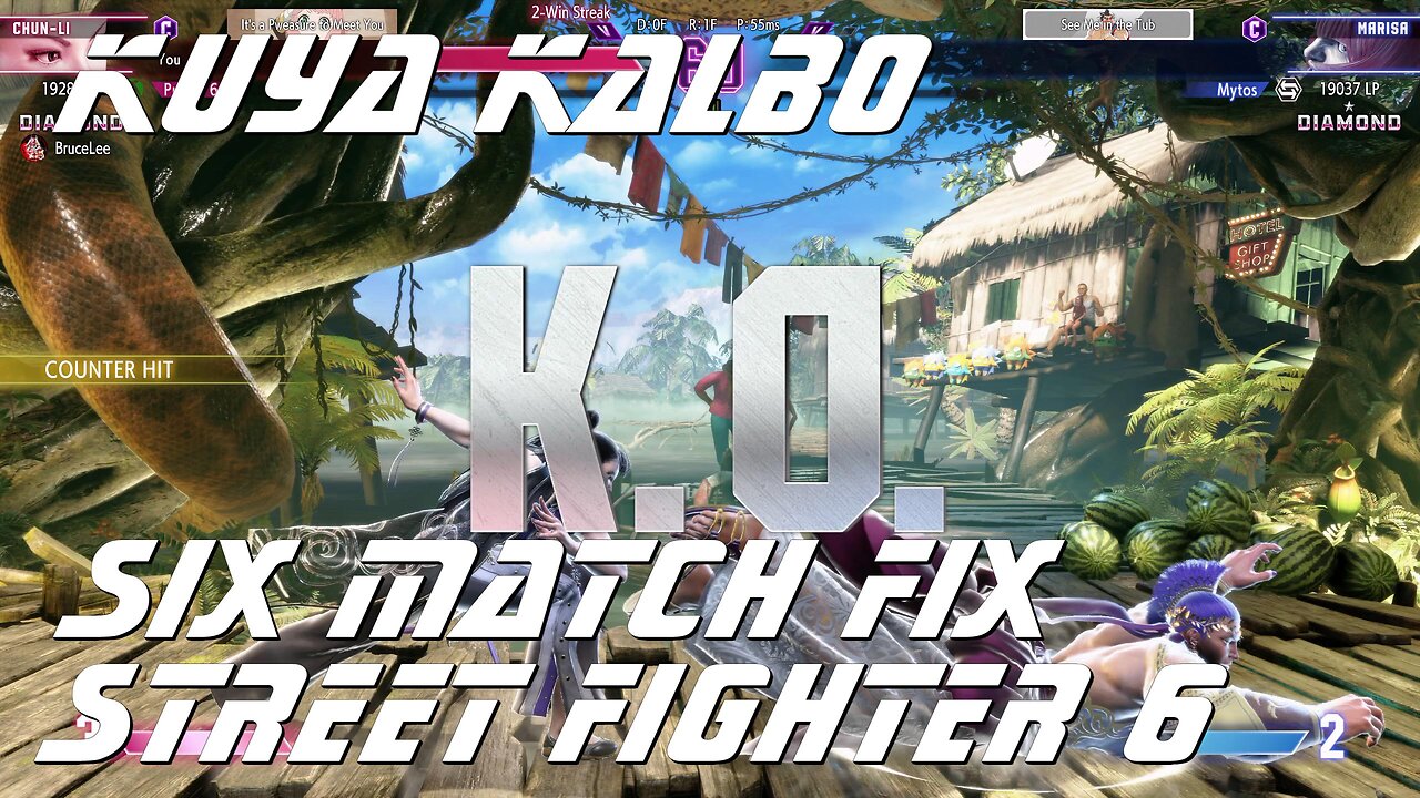 Kuya Kalbo Six Match Fix with Chun Li on Street Fighter 6 as Puyat 03-07-2024