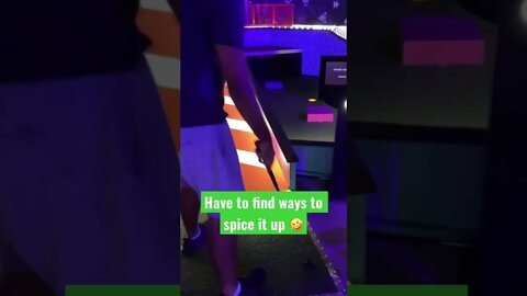 When a Pro Golfer Goes Mini Golf