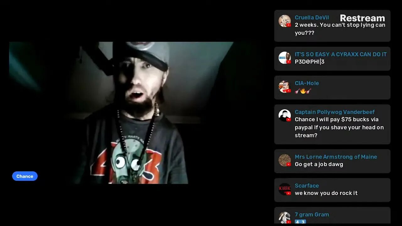 Chance explains to CGC that he's no racist. Then spreads his wizdum for the rest of us. 2-7-2022