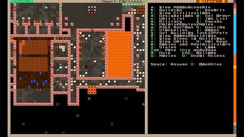 Dwarf Fortress Scarletrocks part 10 - Work Area [let's play]