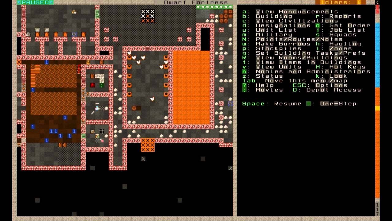 Dwarf Fortress Scarletrocks part 10 - Work Area [let's play]