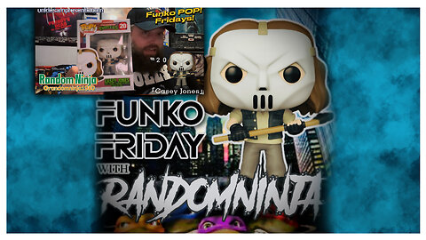Casey Jones from Teenage Mutant Ninja Turtles on this Funko Pop Friday with Random Ninja