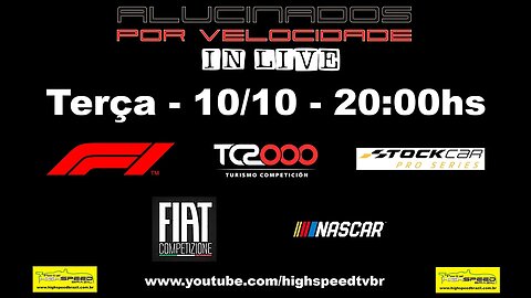 🏎️ ALUCINADOS POR VELOCIDADE IN LIVE
