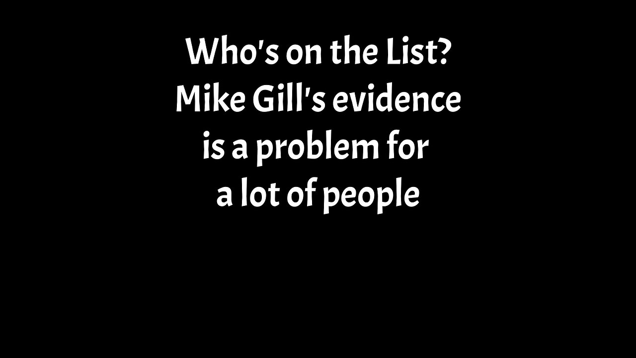 An Admission of Guilt
