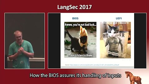 How the BIOS assures its handling of inputs
